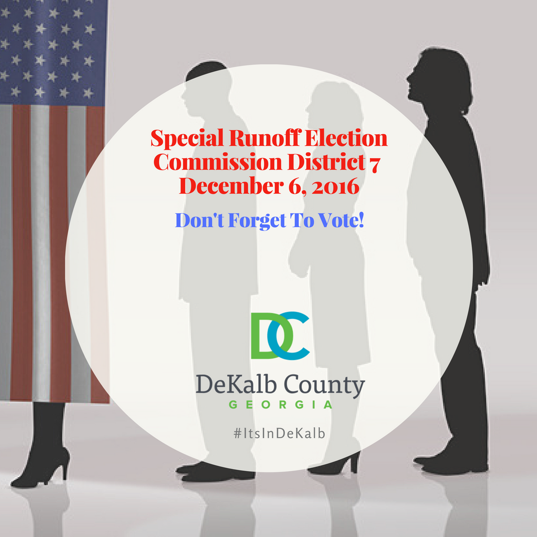 DeKalb County to Hold District 7 Runoff Election DeKalb County GA
